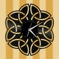 thumbnail image 1 of Amblelife Celtic Knot Vinyl Wall Clock Unique Gift for Friends Home Room Decoration Vintage Design Office Bar Room Home Decor, 1 of 7