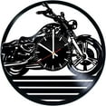 thumbnail image 1 of Amblelife Motorcycle Club Gift for Fan Handmade Vinyl Record Wall Clock - Get Unique Bedroom or livingroom Wall Decor - Gift Ideas for Boys and Girls Perfect Element of The Interior Unique Modern Art, 1 of 6