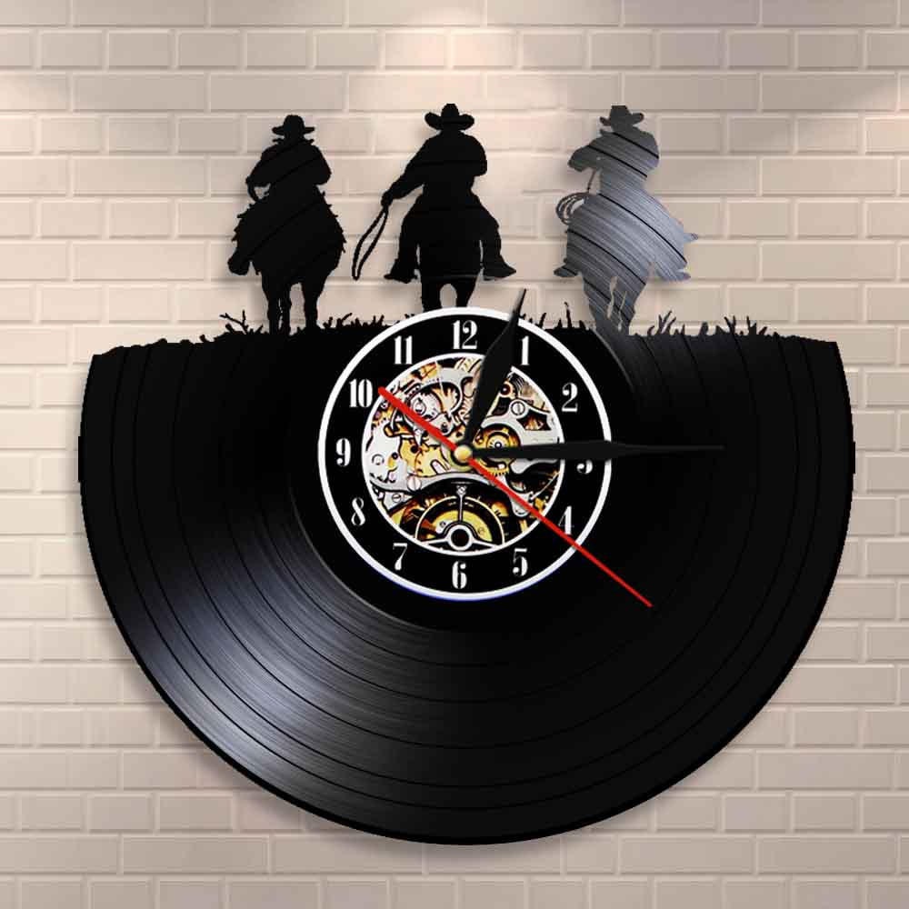 Amblelife Wild West Horse all Decor Three Cowboys Western Wall Art ...