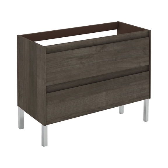 Ambra 100F SA Free Standing Vanity Base Unit in Samara Ash