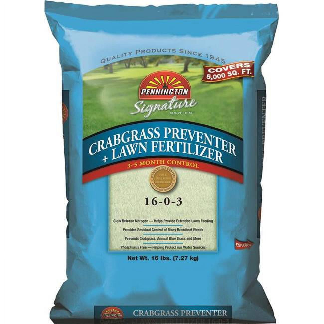 Ambrands 4415931 Crabgrass Preventer Lawn Fertilizer 16 lbs
