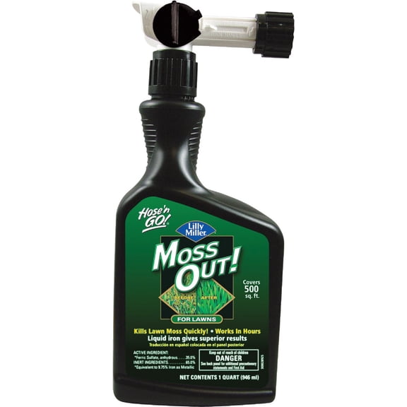 Ambrands Moss-Out Moss Killer Liquid - Weed Control for Mosses - 32oz  Residential Use, Standard Application