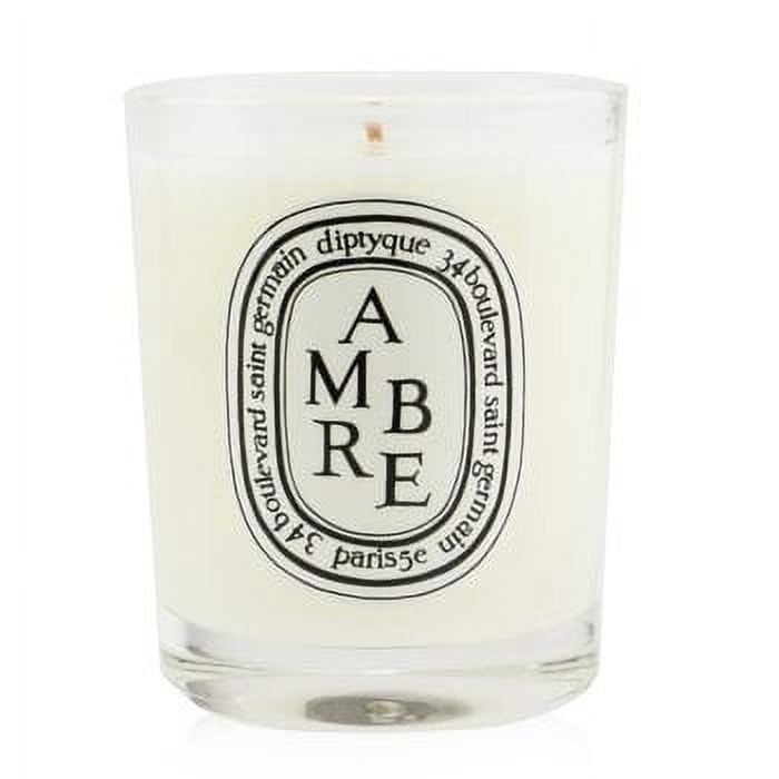 Amber Scented Glass Votive Candle, 4-inch