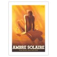 thumbnail image 1 of Ambre Solaire Sunscreen - Tan Without Burns (Pour Brunir Sans Brulures) - Vintage Advertising Poster by Charles Loupot c.1936 - Fine Art Matte Paper Print (Unframed) 24x32in, 1 of 4