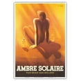 thumbnail image 1 of Ambre Solaire Sunscreen - Tan Without Burns (Pour Brunir Sans Brulures) - Vintage Advertising Poster by Charles Loupot c.1936 - Master Art Print (Unframed) 13in x 19in, 1 of 4