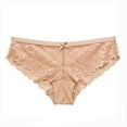thumbnail image 1 of Ambrielle Tulip Lace Cheeky Panty - Pecan Praline - Ladies Small, 1 of 3