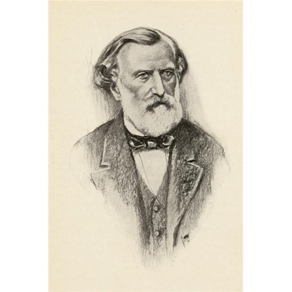 Ambroise Thomas 1811-1896. French Composer Portrait by Chase Emerson American Artist 1874-1922 Poster Print