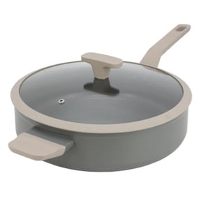 Ambrose Nonstick Aluminum Saute Pan - Matte Grey - 4.5 qt - Durable & Versatile