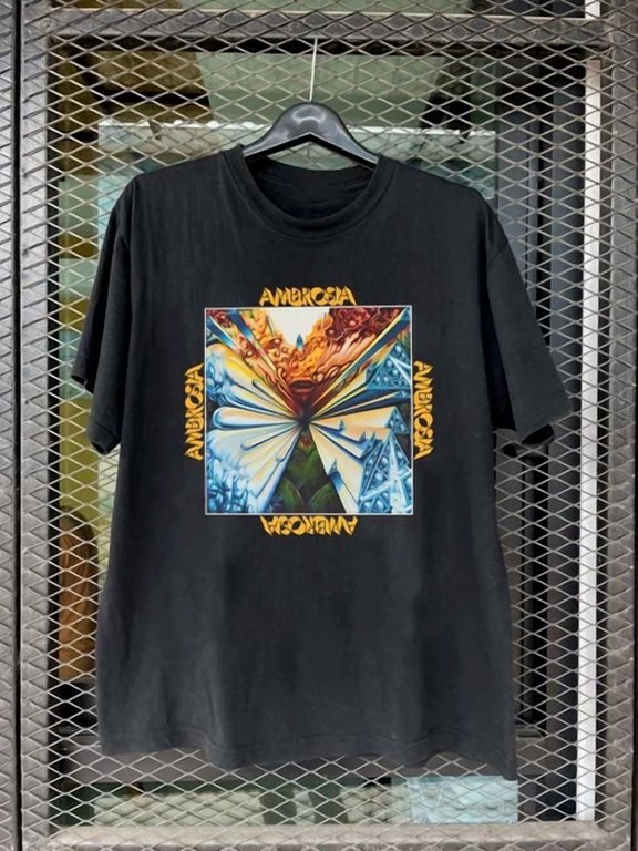 Ambrosia Album Debut Black Everyday Style For Celebrations T-Shirt, Size S-5XL