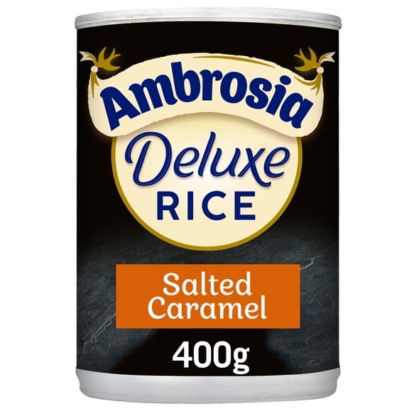 Ambrosia Deluxe Salted Caramel Rice Can 400g, Imported from Britain