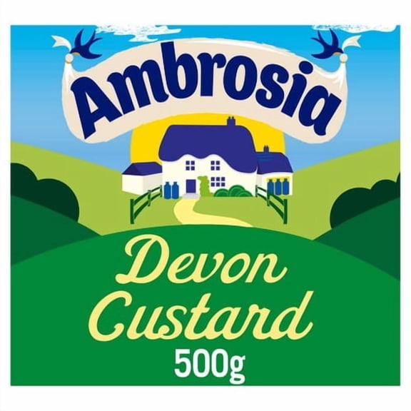 Ambrosia Devon Custard 500g, British Import (Pack of 2)