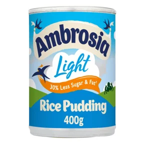 Ambrosia Low Fat Rice Pudding 400G, Imported from Britain