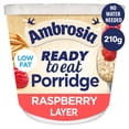 Ambrosia Ready to Eat Porridge Oat Cereal Pot Raspberry Layer 210g ...