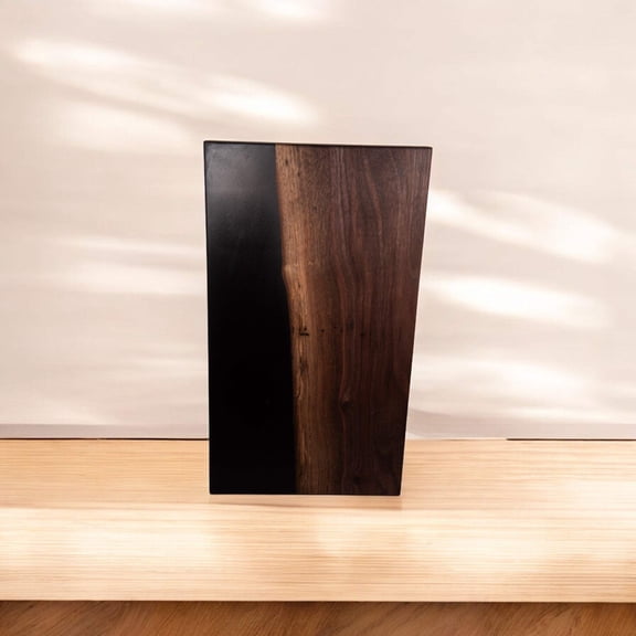 Walnut Wood with Black Epoxy Charcuterie Boards/Serving Board