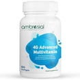 thumbnail image 1 of Ambrosial Multivitamin Tablets for Women & Men | High Strength 45 Essential Active Vitamins & Minerals | 4G Advanced formula With Ginseng, Green Tea, Grape Seed (2 Month Supply- 60 Softgel), 1 of 8