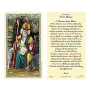 Ambrosiana R5040 Saint Blaise Holy Card - 25/pk