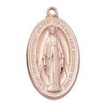 thumbnail image 1 of Ambrosiana RP1645 24KT Rose Gold Over Sterling Silver Miraculous Medal, 1 of 1