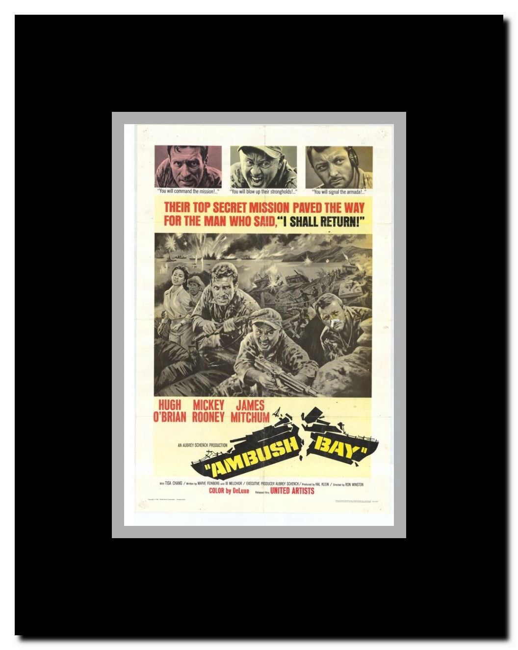 Ambush Bay Framed Movie Poster