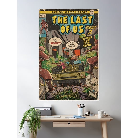Ambush! Fan Art Comic Cover Poster Wall Art, Modern Wall Decor For Living Room Bedroom, 12x18 UNFRAMED