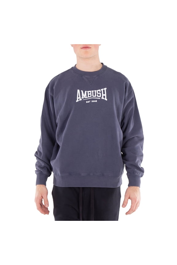 Ambush Graphic Organic-Cotton Sweatshirt, Size Medium