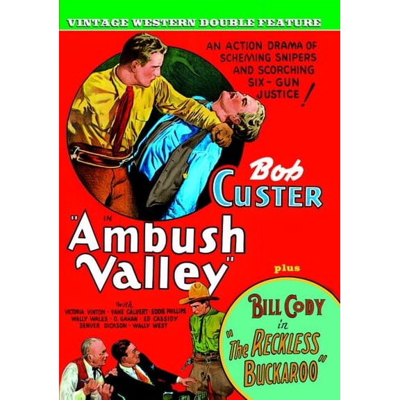 Ambush Valley / The Reckless Buckaroo (DVD), Alpha Video, Western
