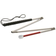 Ambutech Aluminum 4-Section Folding Cane- Marshmallow- 56in
