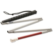Ambutech Aluminum 5-Section Folding Cane- Marshmallow- 64in
