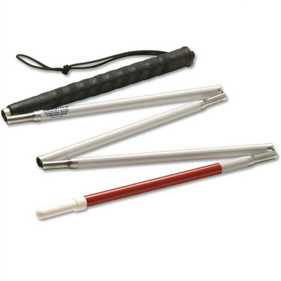 Ambutech Aluminum 5-Section Folding Cane- Pencil- 64in