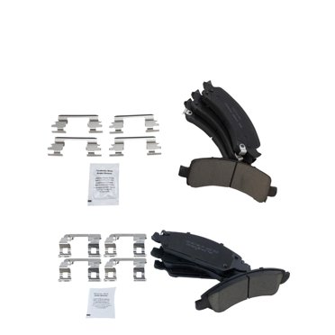 Genuine Toyota Ceramic Brake Pad Set – Front & Rear For 2002-2021 4Runner – 04465-AZ200 / 04466-AZ203