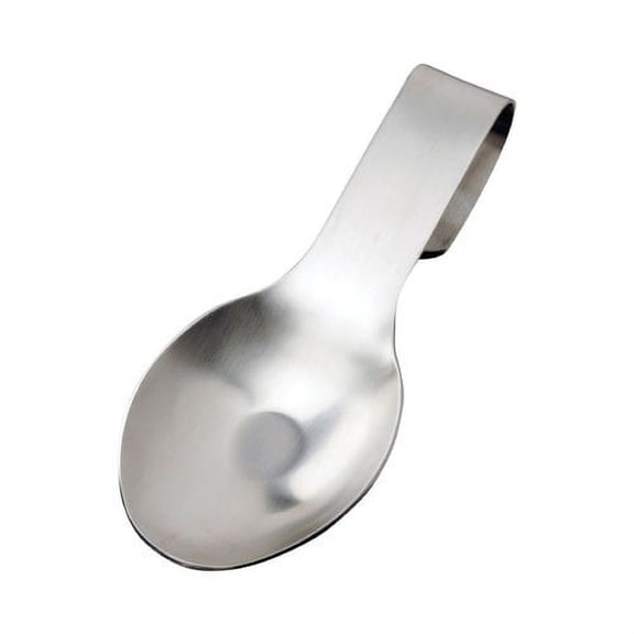Amco Brushed Stainless Steel Spoon Rest, Dishwasher Safe