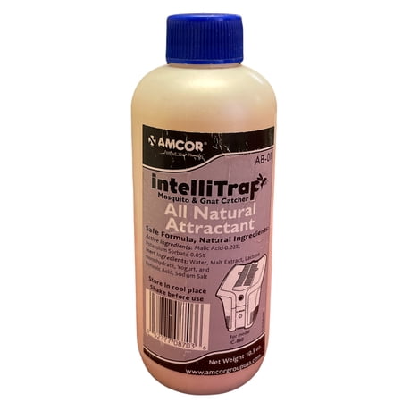 Amcor - IntelliTrap All Natural Attractant Mosquito Fly Pest Insect Gnat Catcher (10.3 oz) - Beige
