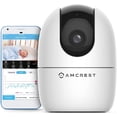 thumbnail image 1 of Amcrest 1080P WiFi Camera Indoor, Nanny Cam, Dog Camera, Sound & Baby Monitor, Human & Pet Detection, Motion-Tracking, w/ 2-Way Audio, Phone App, Pan/Tilt Wireless IP Camera, Night Vision, Smart Home, 1 of 8