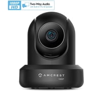 Amcrest 1080p WiFi Camera Indoor, 2MP Pan/Tilt Home Security Camera, Auto-Tracking, Motion & Audio Detection, Privacy Mode, Enhanced Browser Compatibility, H.265, Two-Way Talk IP2M-841B-V3 Black