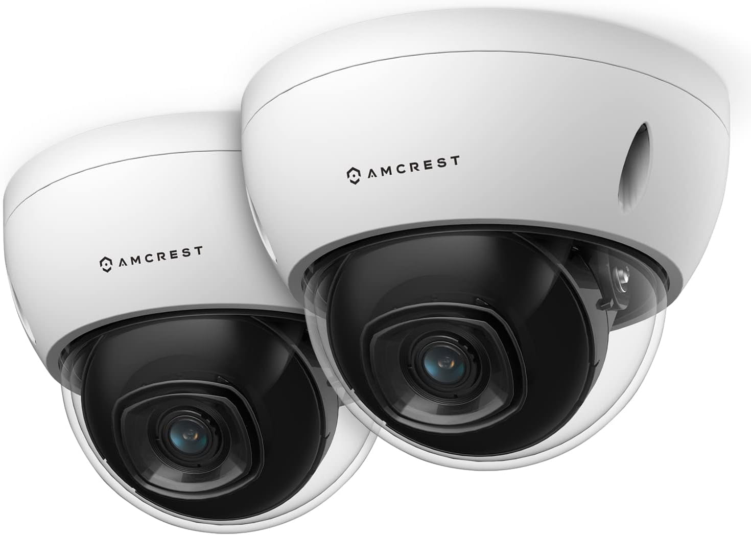 Amcrest 2-Pack 5MP POE Camera, Night Vision, Outdoor Security, IP67 ...