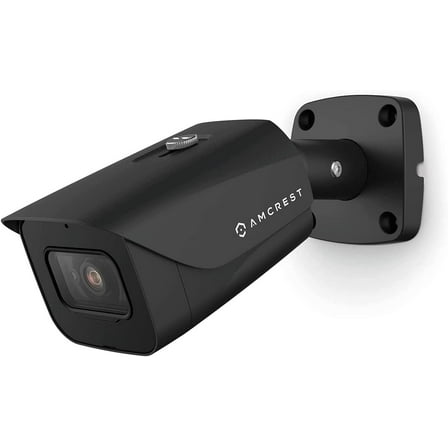 Pre-Owned Amcrest 4K Analog Outdoor Security Camera, Bullet 4K (8MP) @15fps, CCTV-Coax-BNC, 130ft Night Vision, IP67 Metal, 110 Angle, Black (Not an IP Camera) (DVR Required, Not Included) (AMC4KBC28-B)