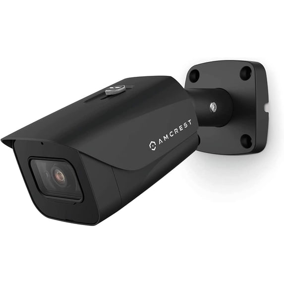 Pre-Owned Amcrest 4K Analog Outdoor Security Camera, Bullet 4K (8MP) @15fps, CCTV-Coax-BNC, 130ft Night Vision, IP67 Metal, 110° Angle, Black (Not an IP Camera) (DVR Required, Not Included) (AMC4KBC28-B)