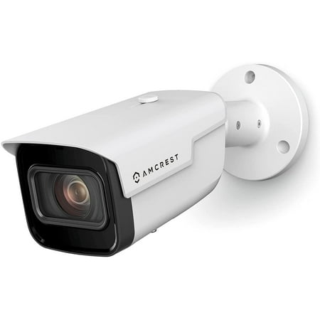 Amcrest 4K Optical Zoom IP Camera, Varifocal 8MP Outdoor POE Camera Bullet, Security Camera, 2.7mm~13.5mm Lens, IP67 Weatherproof, MicroSD Recording, (IP8M-VB2896EW-AI)