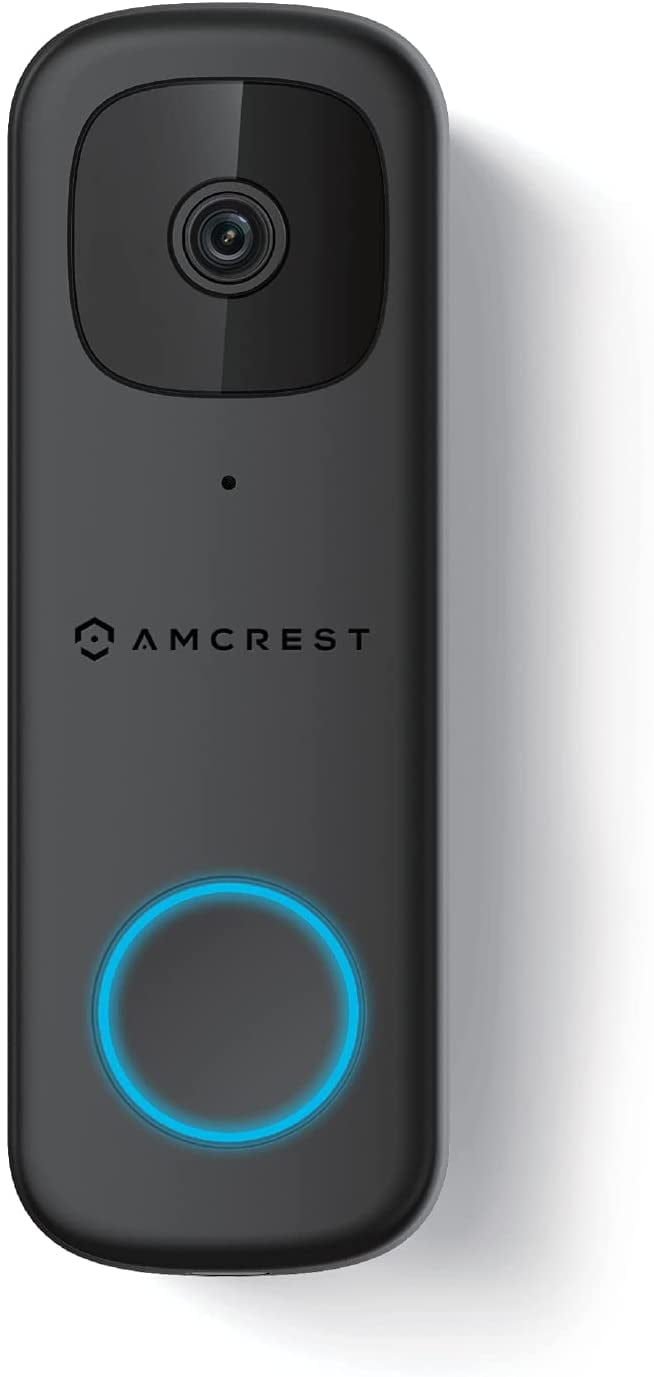 Amcrest 4MP Video Doorbell Camera Pro, Outdoor Smart Home 2.4GHz and
