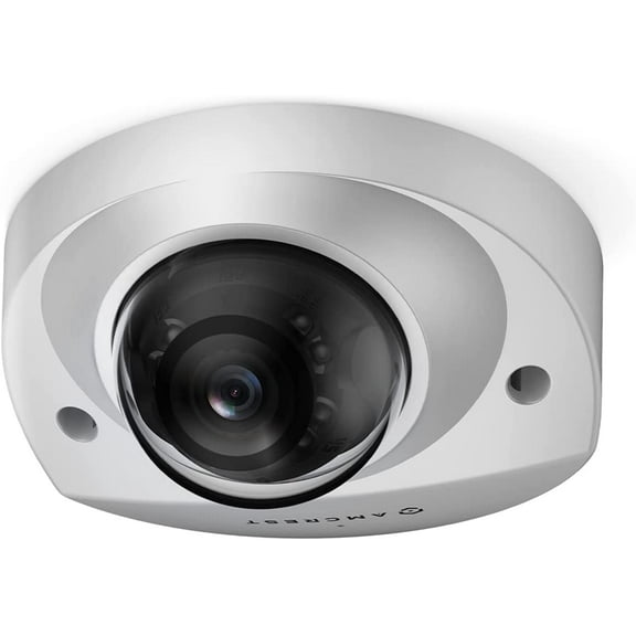 Amcrest 5-Megapixel Wedge IP PoE AI Camera, Security IP Camera Outdoor, Built-in Microphone, Human & Vehicle Detection, Perimeter Protection, 98ft Night Vision, 130 FOV, 5MP@20fps IP5M-W1150EW-AI