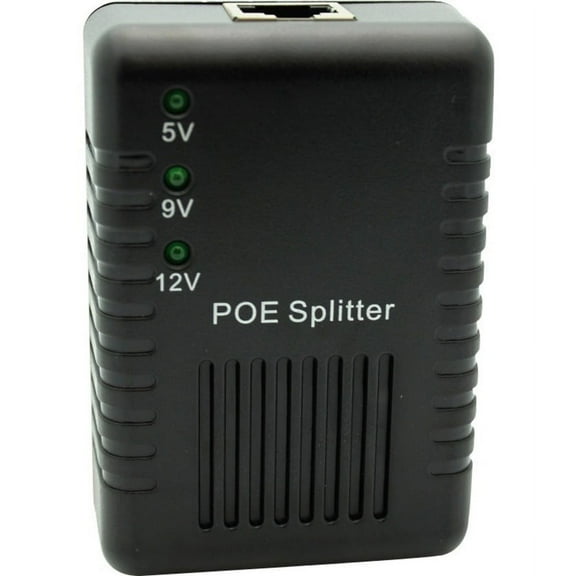 Amcrest Active PoE Splitter Adapter, Up To 100 meters, 5V / 12V Output