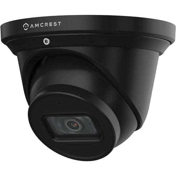 Amcrest Analog 4K Outdoor Security Camera, Turret 8MP @20fps CCTV-Coax-BNC Camera, 98ft Night Vision, 125° Angle, Built-in Mic, Black (AMC4KDM28-B-V2), (Not an IP Camera) DVR Required, Not Included