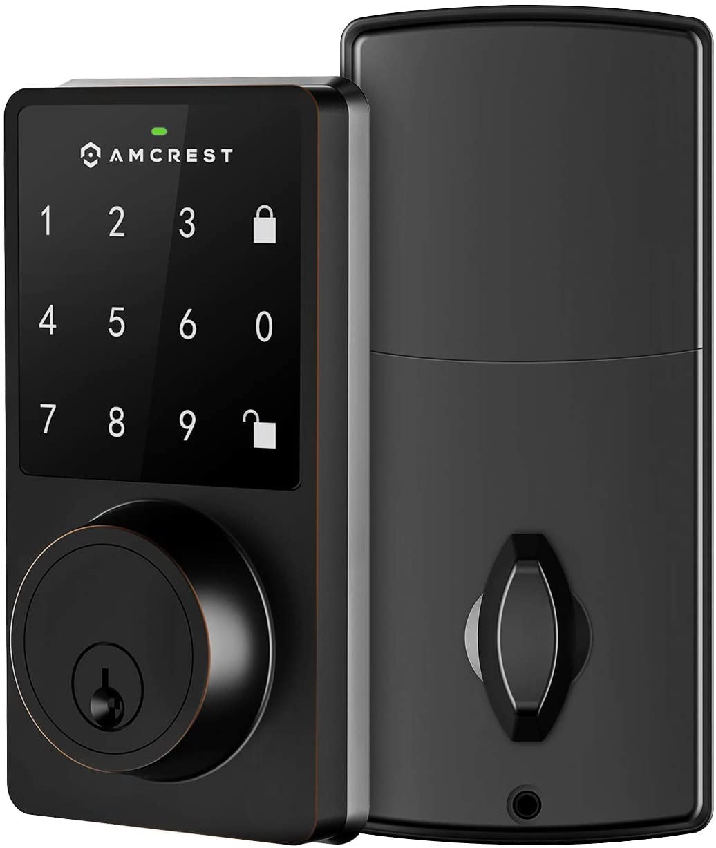 Amcrest Black Digital Keypad Smart Door Lock