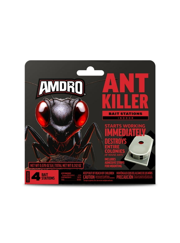 Amdro Ant Kills Ant Killer Bait Station, 4 Count