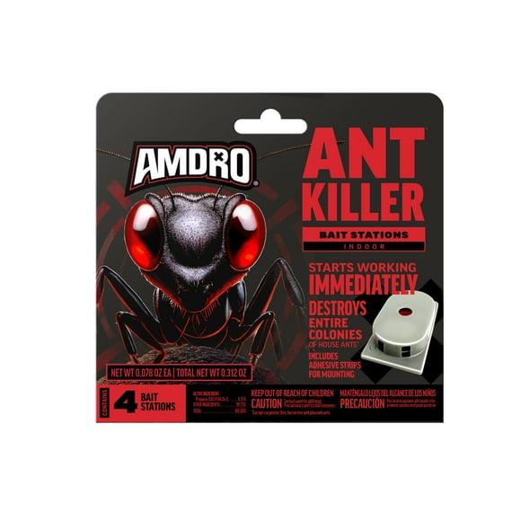 Amdro Ant Kills Ant Killer Bait Station, 4 Count