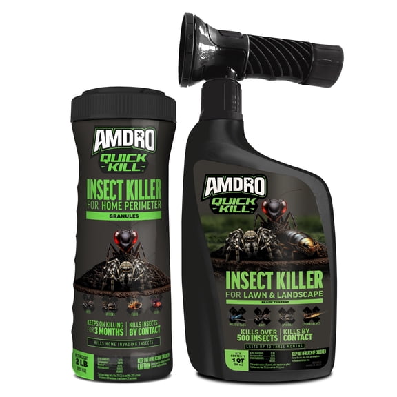 Amdro Insect Killer Yard Liquid RTS & Granule Bundle