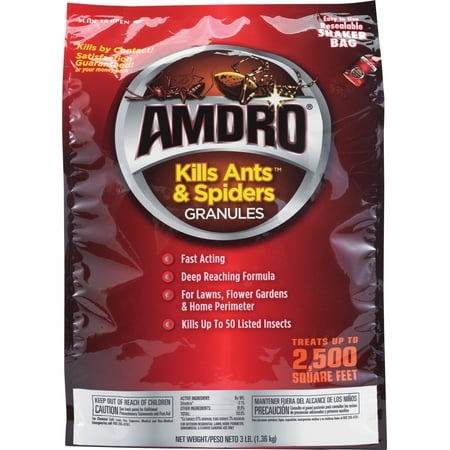 Amdro Kills Ants and Spiders Home Perimeter Insect Killer; 3 lb. Shaker Bag