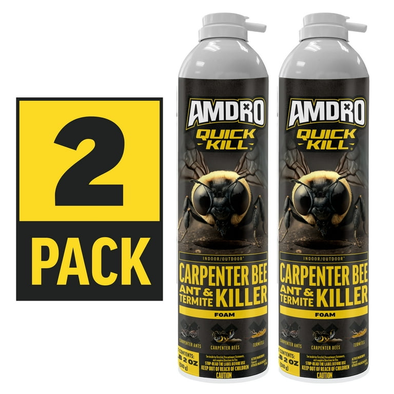 Amdro Quick Kill Carpenter Ant, Bee, Termite Killer Foam 18oz 2