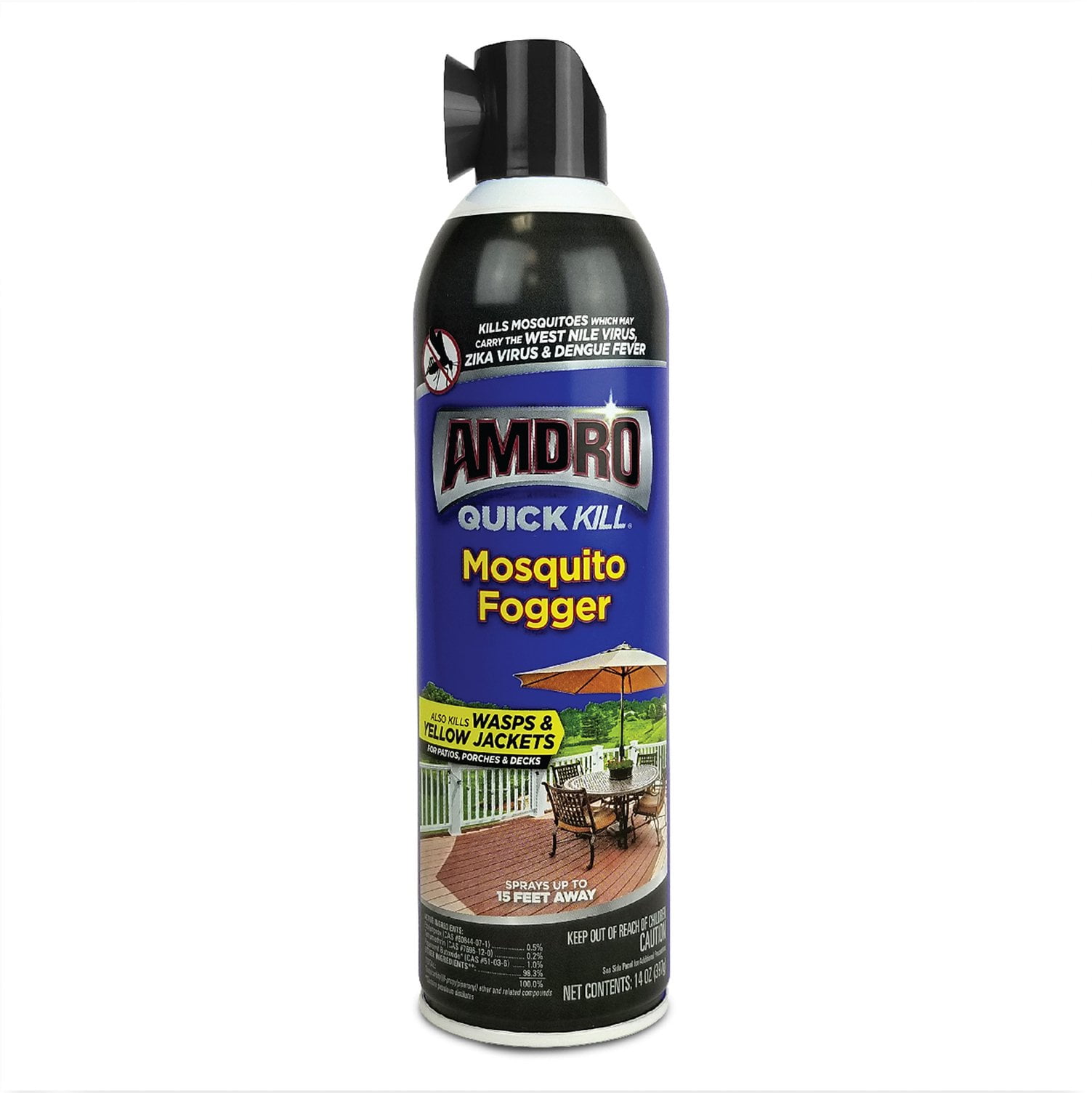 Amdro Quick Kill Fog Mosquito Fogger 14 oz