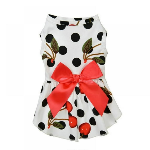 Ame Dog Cute Floral Bow Dresses Pet Dog Wedding Dress For Small Dogs Summer Chihuahua Pug Clothing Puppy Cat Supplies