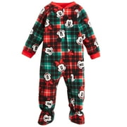 Ame Infant Boys Fleece Mickey And Minnie Mouse Footed Pajama Size 18 Months Color Assorted